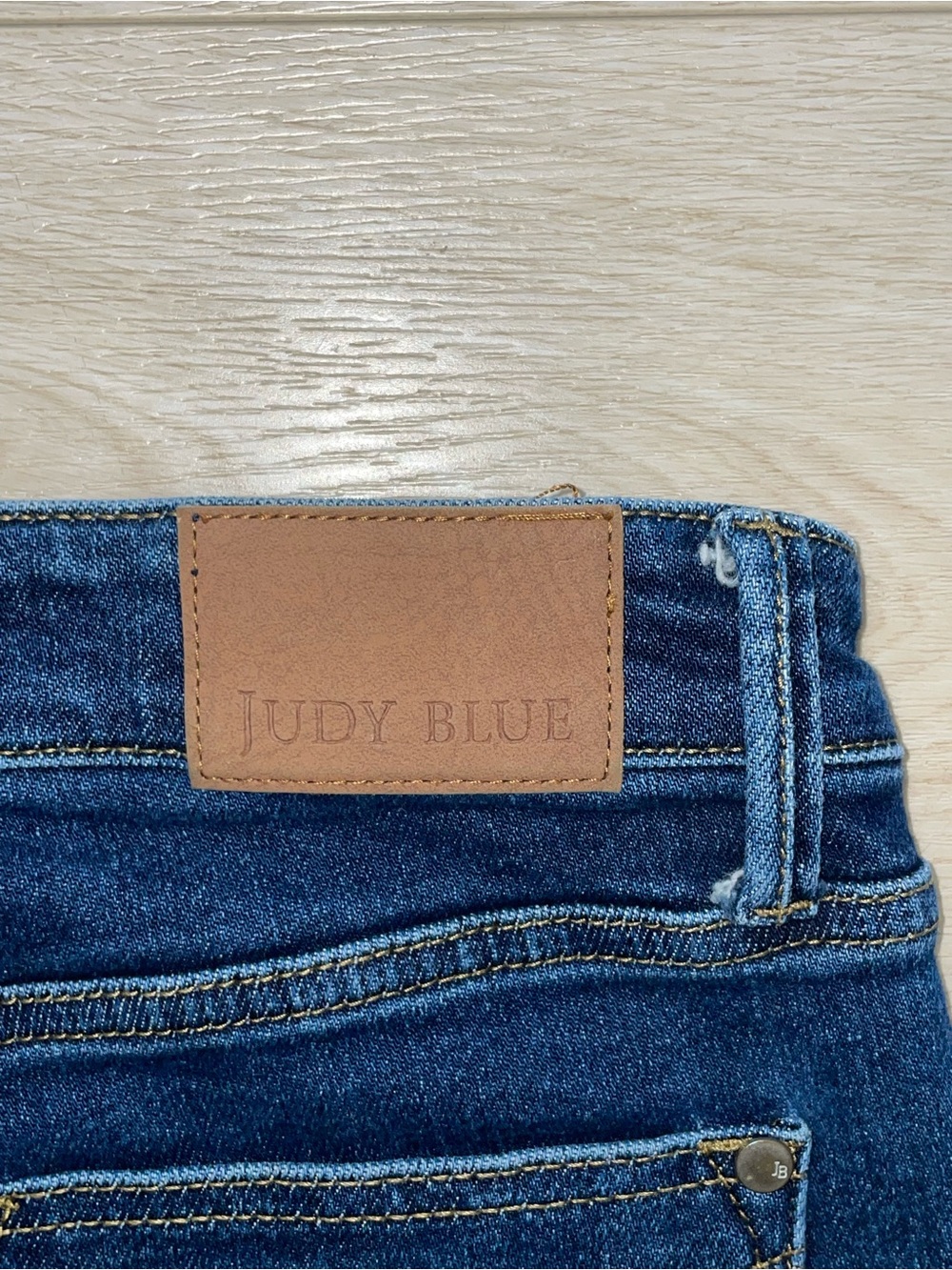 Judy Blue High Waist "Tummy Control" Classic Straight Denim Jeans. Size 7(28) - Picture 3 of 7